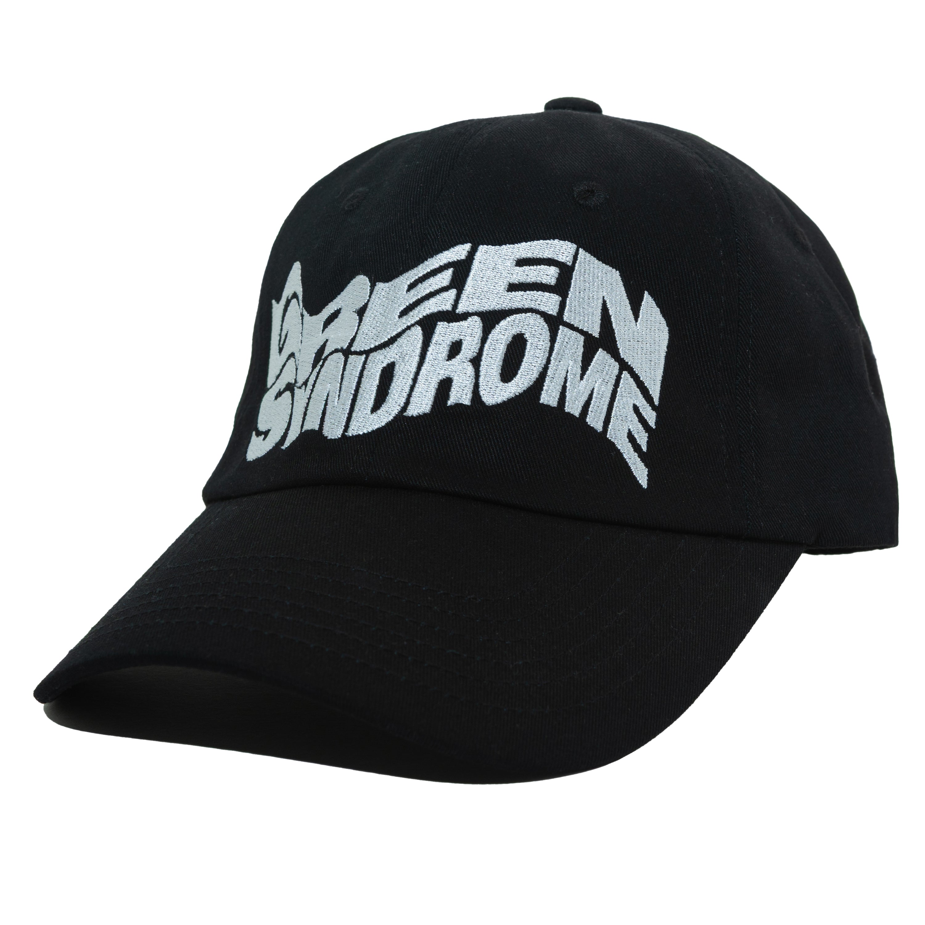 WEIRD LOGO BASEBALL CAP BLACK