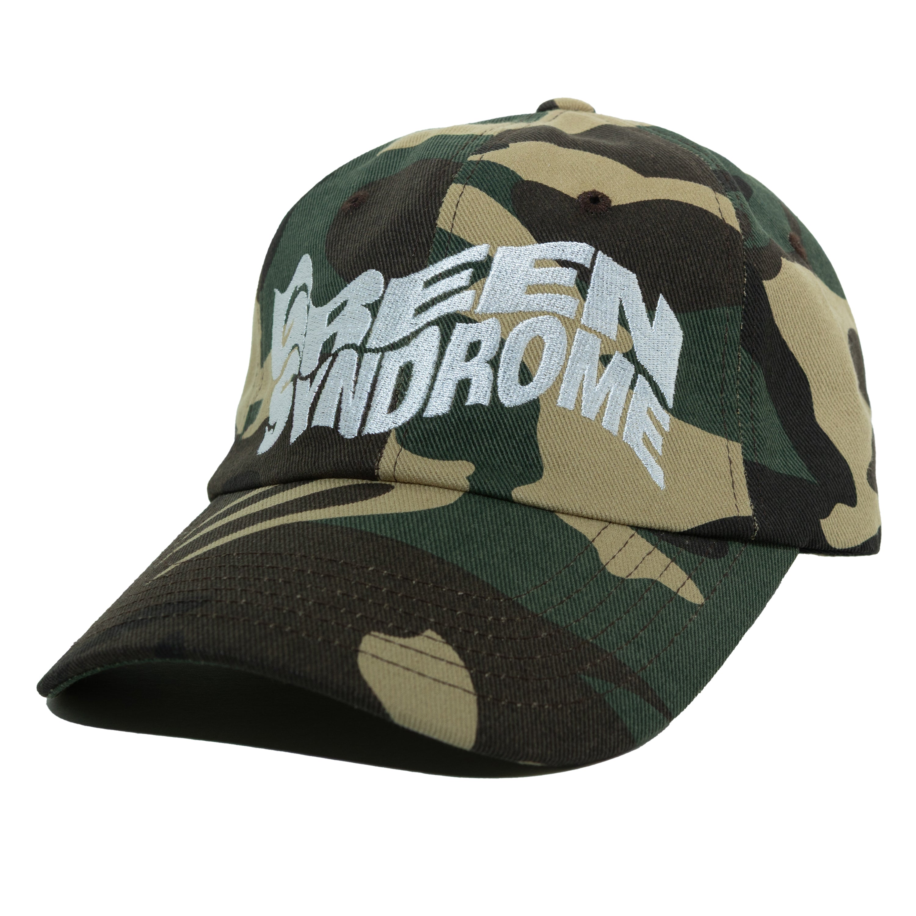 WEIRD LOGO BASEBALL CAP CAMO