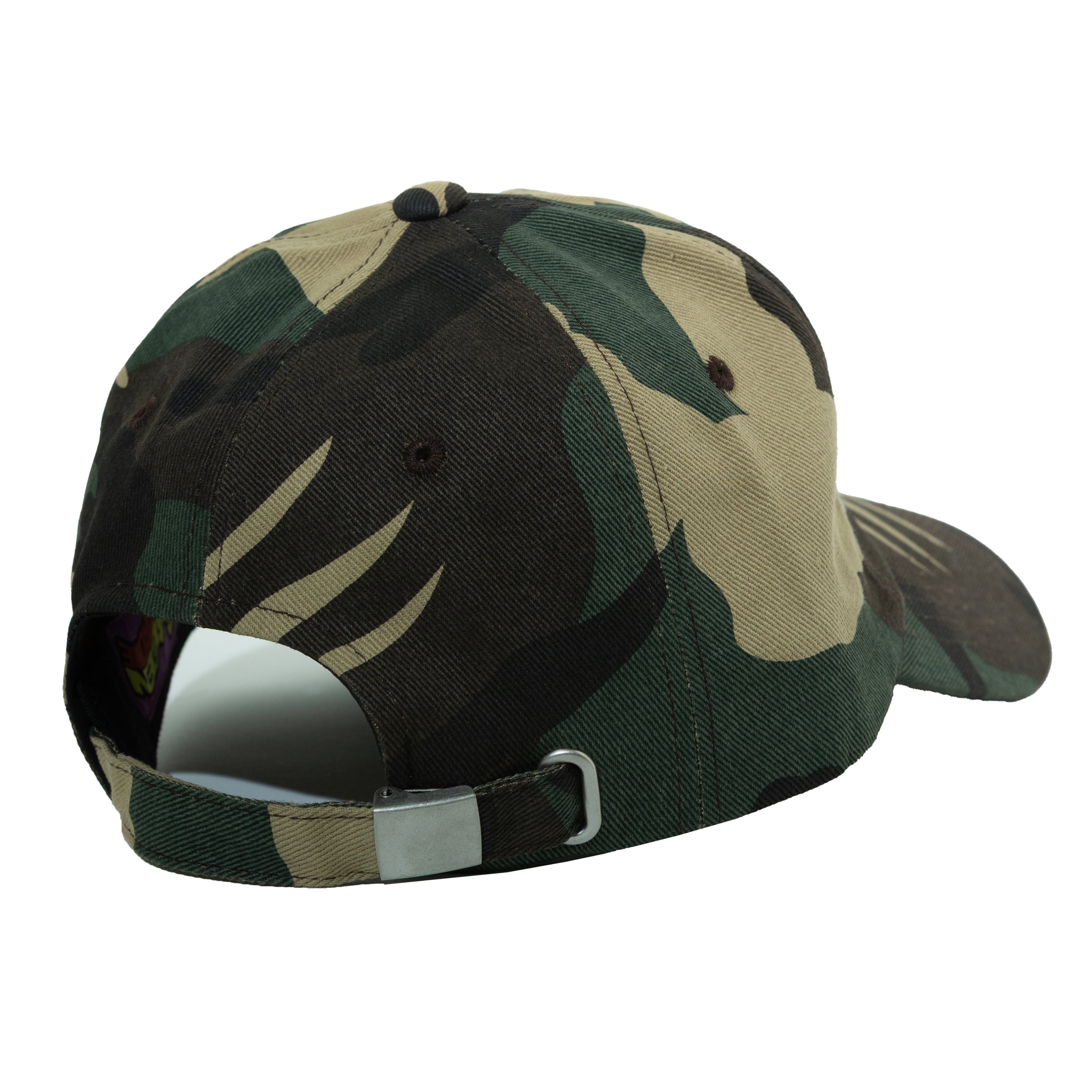 WEIRD LOGO BASEBALL CAP CAMO