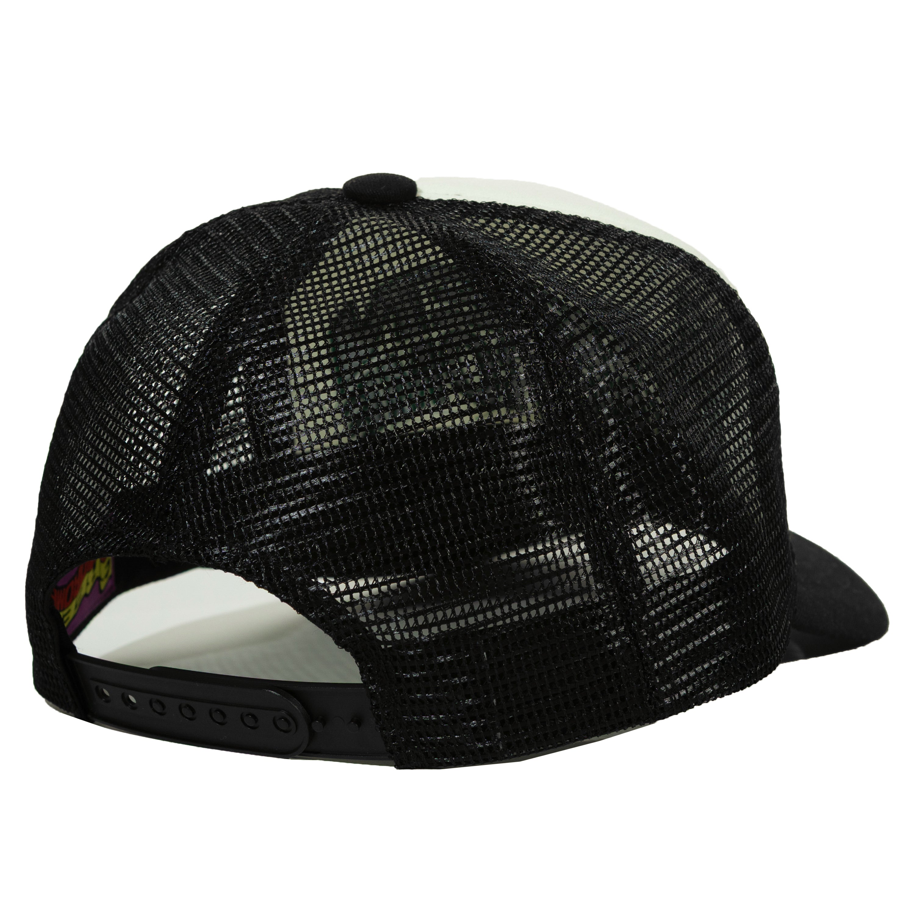WEIRD LOGO MESH TRUCKER CAP BLACK (GREEN)