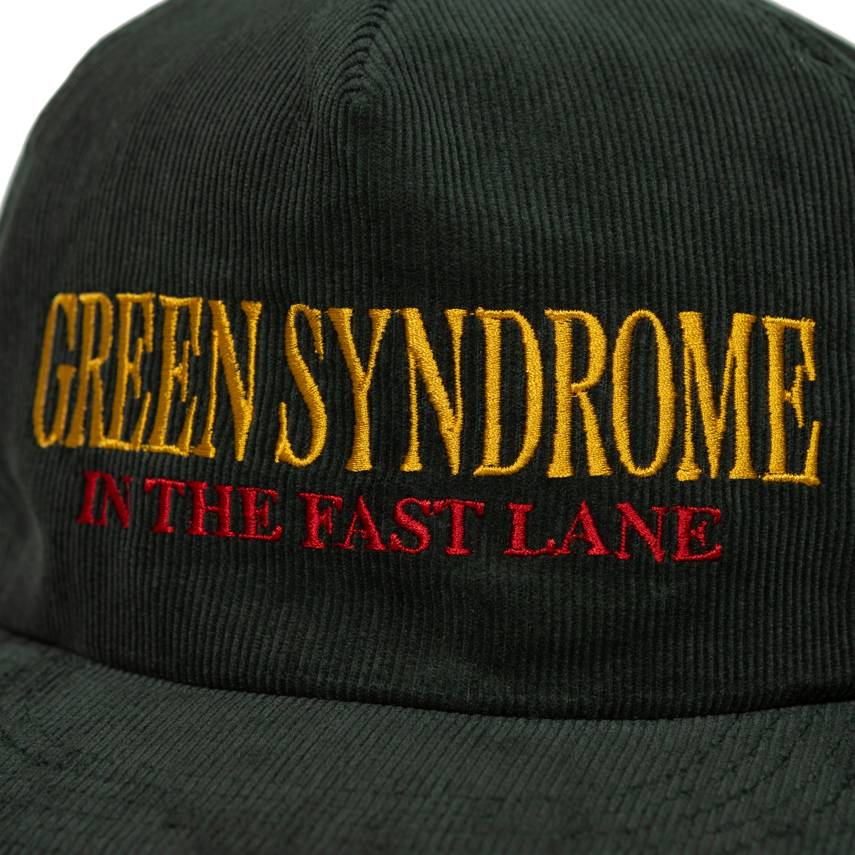 ITFL CORDUROY 5-PANEL CAP DEEP GREEN