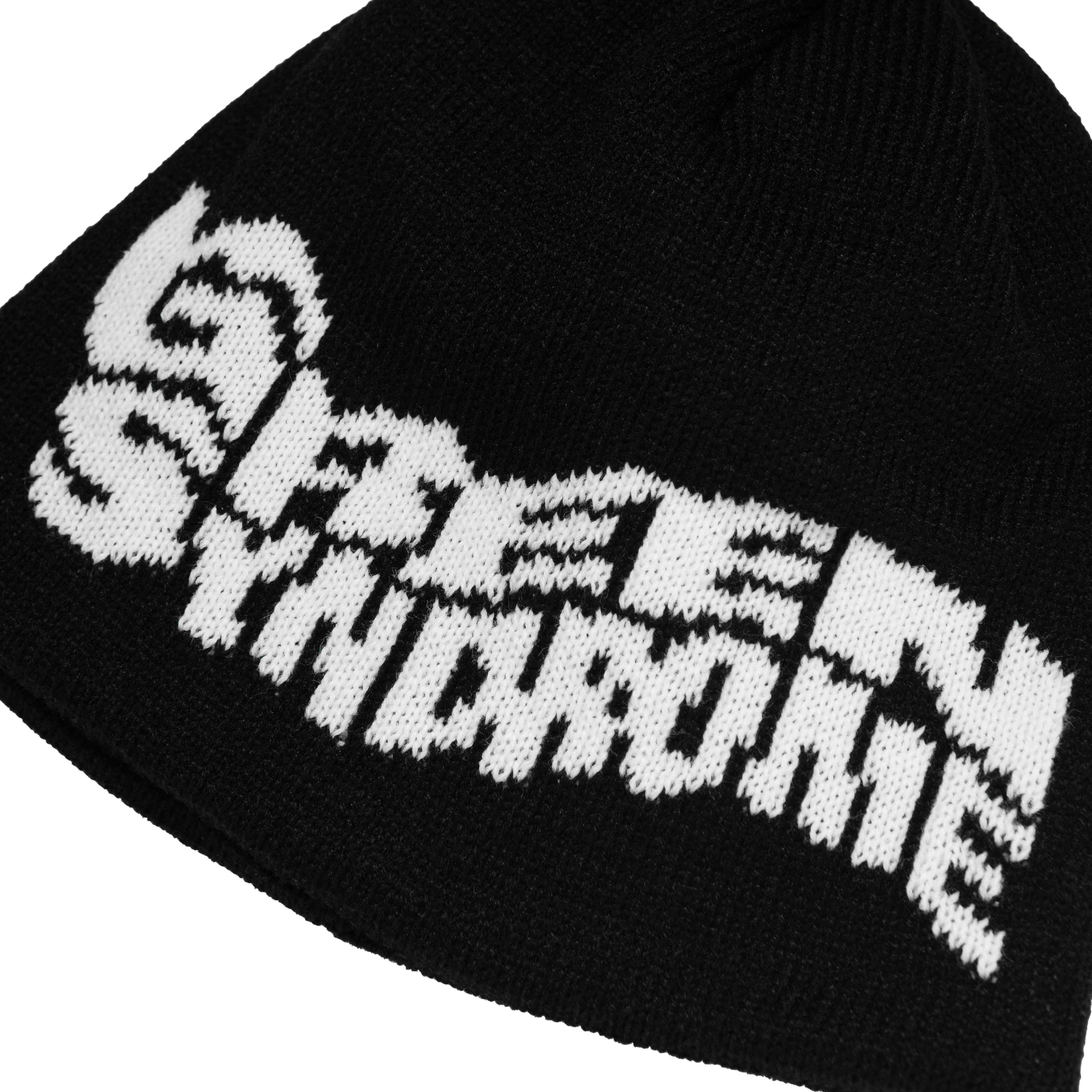 WEIRD LOGO BEANIE BLACK – GREEN SYNDROME