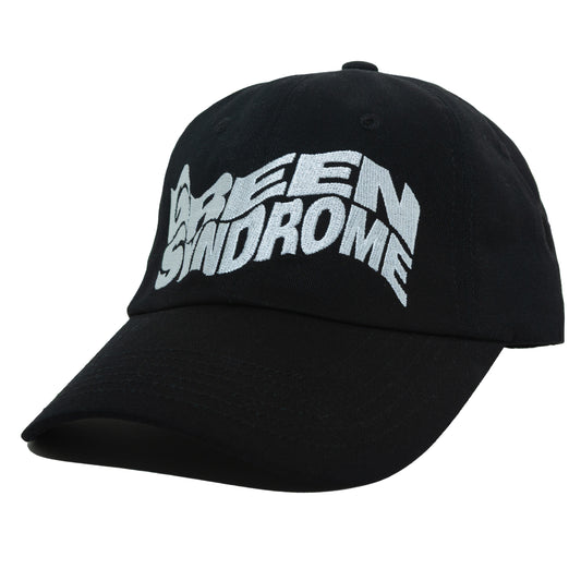 WEIRD LOGO BASEBALL CAP BLACK