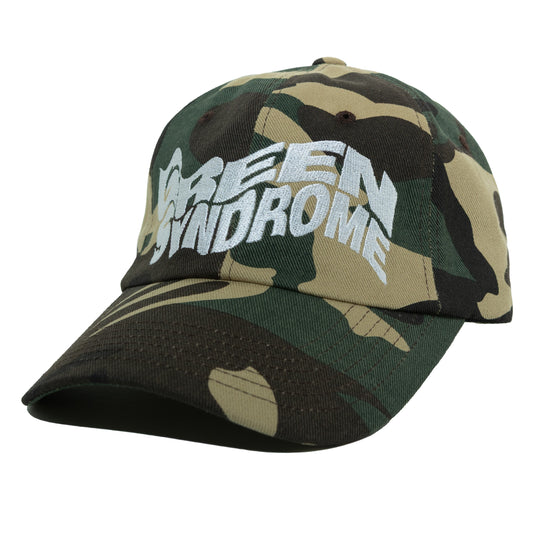 WEIRD LOGO BASEBALL CAP CAMO