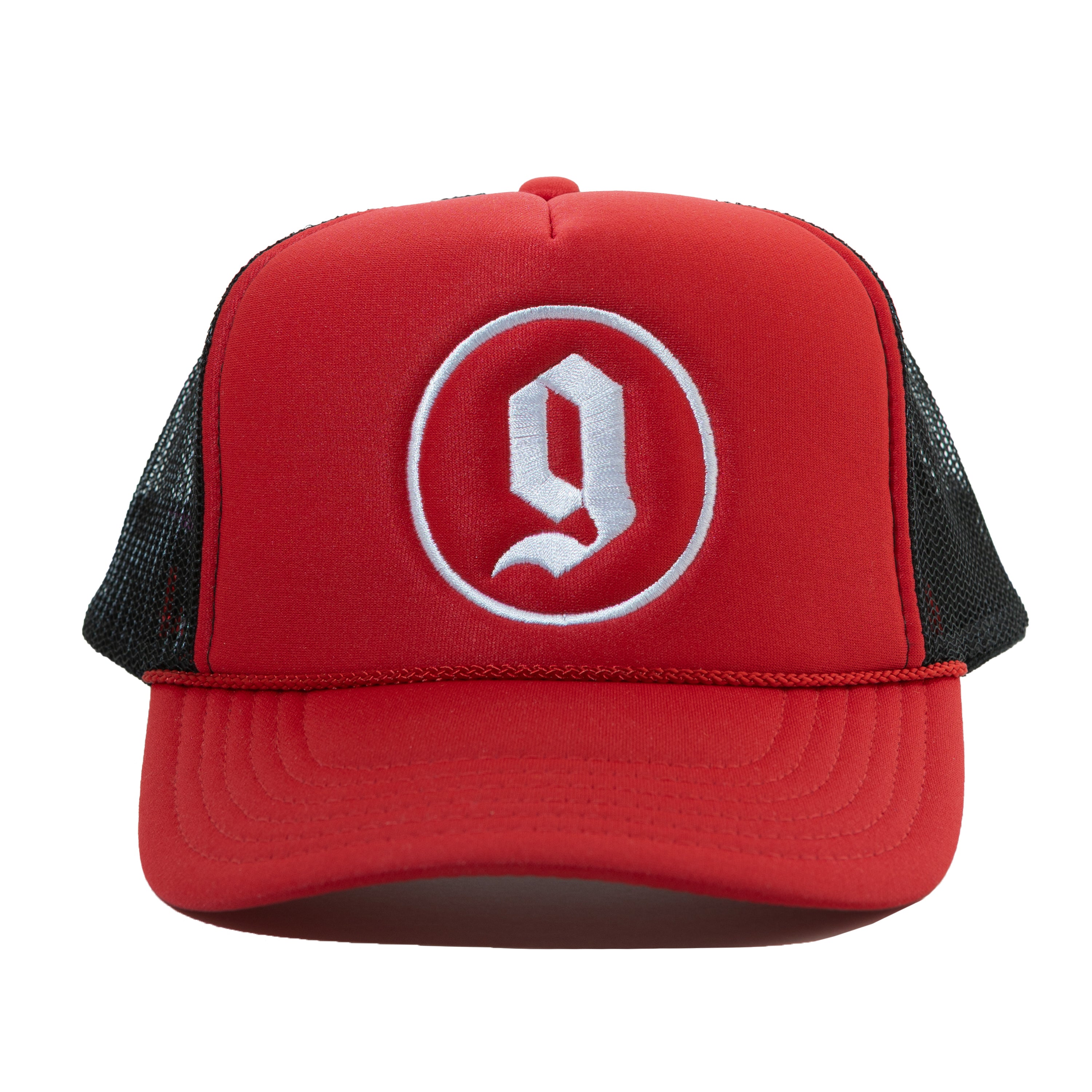 SG LOGO TRUCKER CAP RED/BLACK