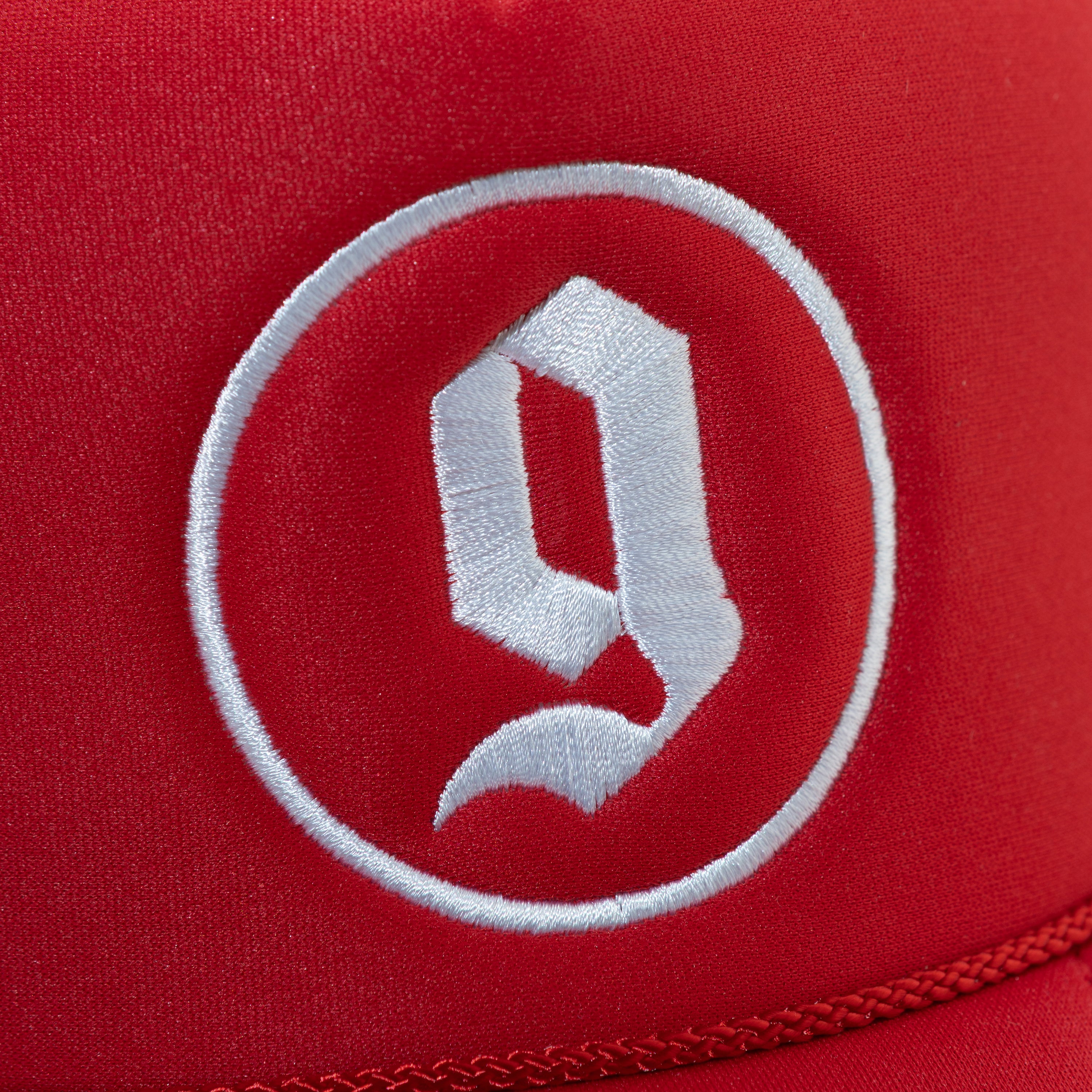 SG LOGO TRUCKER CAP RED/BLACK